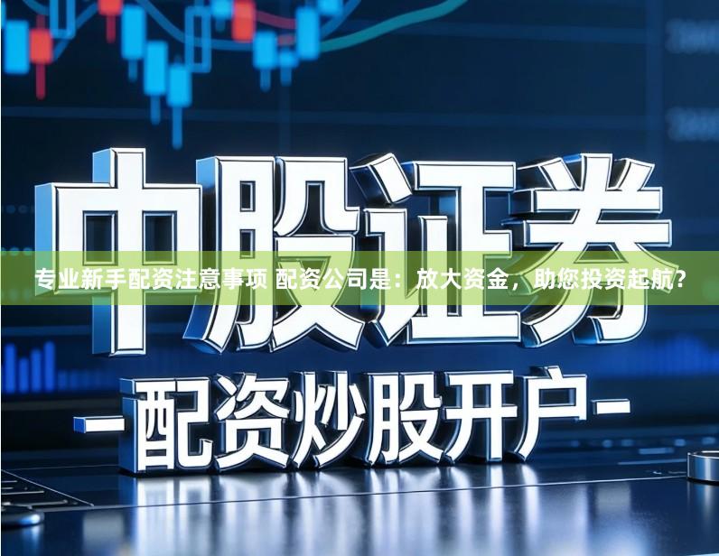 专业新手配资注意事项 配资公司是：放大资金，助您投资起航？