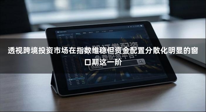 透视跨境投资市场在指数维稳但资金配置分散化明显的窗口期这一阶