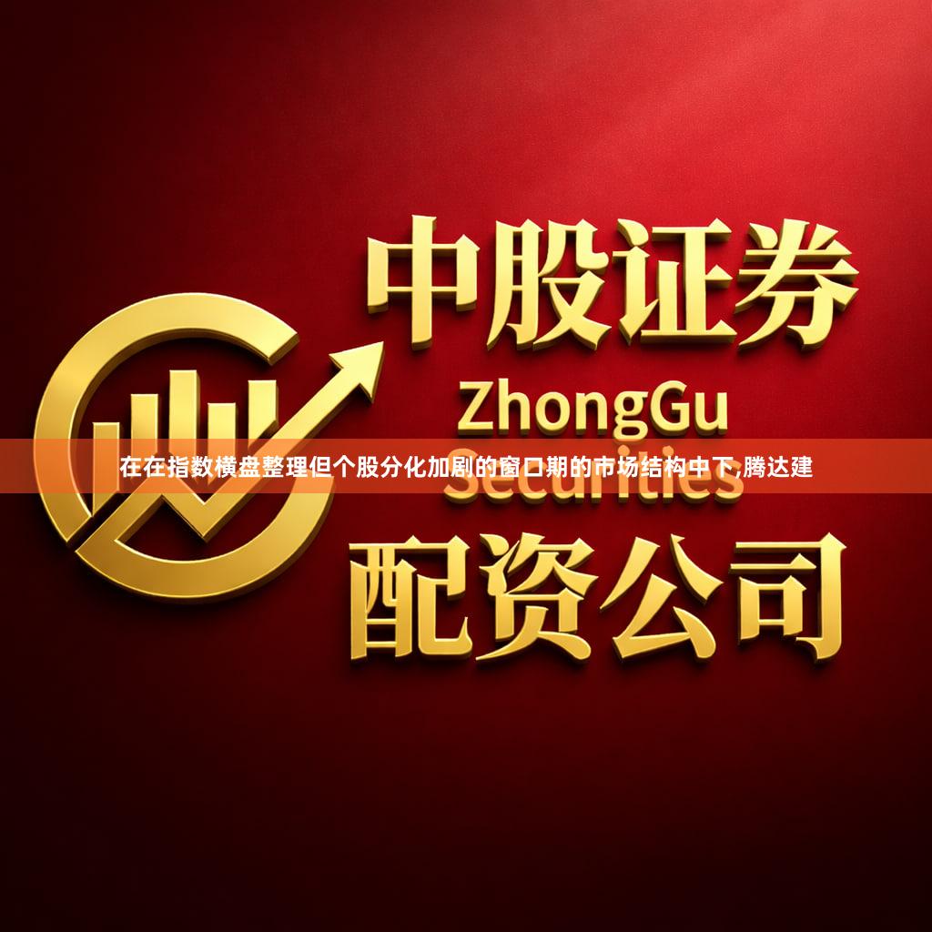 在在指数横盘整理但个股分化加剧的窗口期的市场结构中下,腾达建