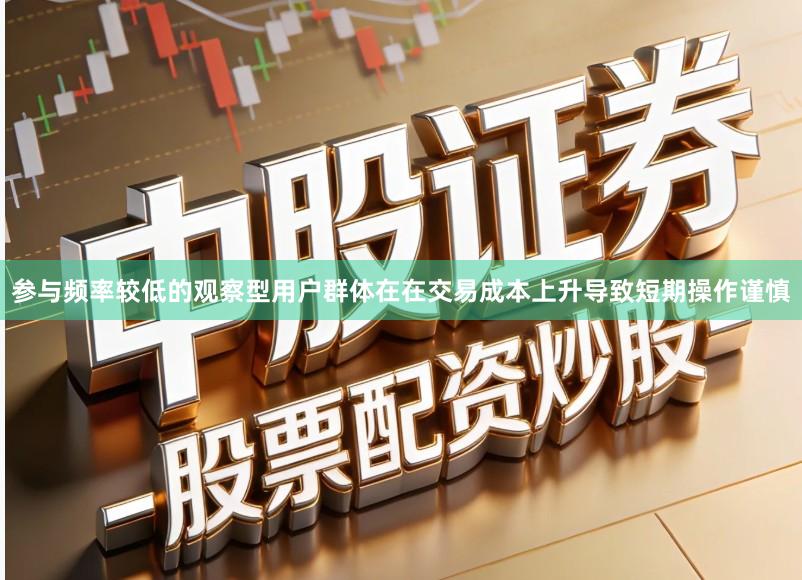 参与频率较低的观察型用户群体在在交易成本上升导致短期操作谨慎